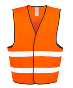 10 x Hi Vis Waistcoats personalised with your custom Logo - Includes left hand front embroidery